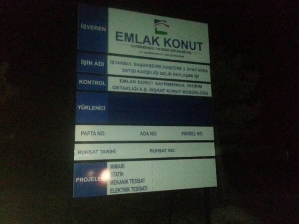 İnşaat Tabelası 18