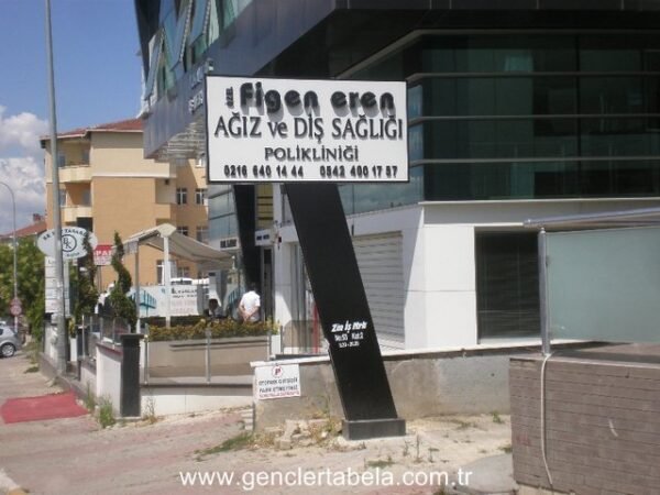 Diş Hastanesi Totem Tabela
