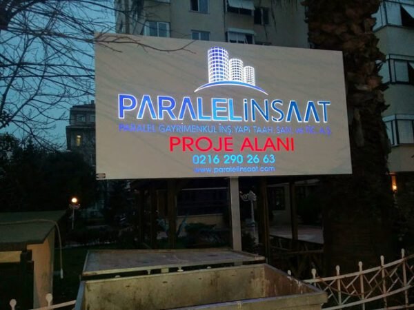 İnşaat Alanı Totem Tabela